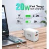 PD 20W QC3.0 USB C Wall Charger 