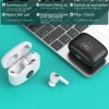 TWS earbuds with charging case battery display